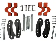 Lift kit spacer set for air suspension 2 inch. Porsche 958 Cayenne - 95834301820, 95834301800, 95835808710