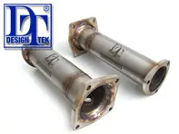 Exhaust Cat Bypass Pipes DesignTek Porsche 996 Turbo - 99611102775, 99611102776, 99611198775, 99611198777