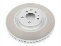 Disco de freno delantero, monobloque liso, 350 x 34 mm. Porsche 95B.2 / 95B.3 Macan / S 2019>> - 95B615301AB, 95B615302AB - PFL39525, PFR39526