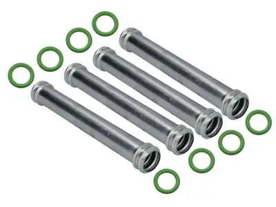Ölrohr und O-Ring Dichtungssatz. Porsche 911 / 964 / 993 (nicht zusammenlegbar) - 90110735101, 93010704001, 9997071124A
