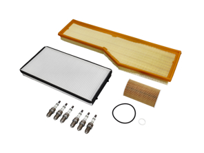 Kit di manutenzione per Porsche 996 Carrera 3.6LC/2, C/4, C4S Olio, filtri aria, candele e altro - 99611013152, 99611013151, 90012310630, 99610722560, 99917022390, 99657221902