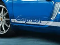 Strisce laterali con denominazione del modello. Porsche 987C Cayman - 98704480252, 98704480253