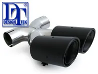DesignTek Sorties d'échappement Finition Carbone pour Porsche Boxster 987 & Cayman 987C - 3606408702, 98711125402, 98711125401, 98711125830, 98711125831, 98711125300, 98711125501, 98711125601, 98711198100, 98711125730, 98711198130, 98711125860