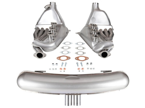 Set di scarichi sportivi con due uscite centrali 'GT3' e scambiatore di calore 'Big Bore'. Porsche 911 1963-83 - 1620802010, 92.295SSI