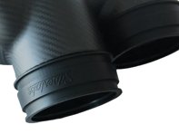 Siliconen koppelingshulsset voor GT3 inlaatspruitstukplenum naar gasklephuis. Porsche 964 / 993 / 996 - 99611068551, 99611068552, 99611068553, 99611068650 - SL-RC-GT3-4