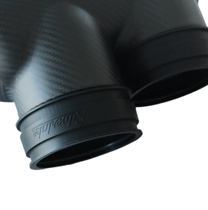 Siliconen koppelingshulsset voor GT3 inlaatspruitstukplenum naar gasklephuis. Porsche 964 / 993 / 996 - 99611068551, 99611068552, 99611068553, 99611068650 - SL-RC-GT3-4