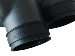 Set manicotti di accoppiamento in silicone per collettore di aspirazione GT3 al corpo farfallato. Porsche 964 / 993 / 996 - 99611068551, 99611068552, 99611068553, 99611068650 - SL-RC-GT3-4