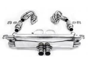 CARGRAPHIC GT Sport Exhaust System Backdate With ID42 GT Manifold Set, No Heating, No Valves GT3 Look. Porsche 964 Carrera 2/4/RS - 96411104504, 96411104605, 96411104502, 96421103905, 96421103932, 96421104004