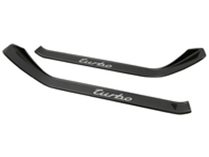 Listelli sottoporta con scritta 'Turbo', fibra di carbonio. Porsche 996Turbo - 99655198402