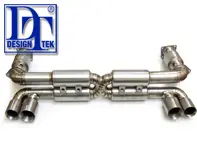 Escape Silenciador / Silenciador Titanio DesignTek para Porsche 996 Turbo - 99611102775, 99611102776, 99611198775, 99611198777