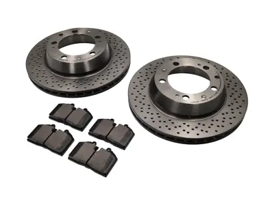 Pacchetto pastiglie freno e disco freno POSTERIORE Porsche 993 C2/4 1994-97 - 99335204102, 96435193903