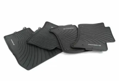 Rubber Floor Mats 'Climatronic' LHD Porsche 958 Cayenne MKIII - 95804480051, 958044801551E0