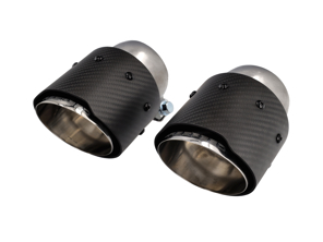 Exhaust Deluxe Dual Style Tips (for PSE). Porsche 991.2 Carrera