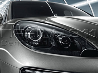 Phares Bi-Xénon en Noir. Paire de voitures Porsche Macan 2014>> RHD - 95B04490041