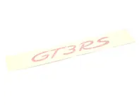 GT3 RS sticker, in Guards Red. Porsche 997 GT3 - 9975592379484A