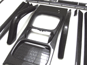 Carbon Fibre Interior High-Gloss Finish. Porsche Cayenne - 95504480099, 95504480098