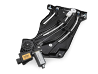 Achterruitmechanisme/heffer met motor. Porsche 996 Cabrio - 99654301506, 99654301606, 99654301504, 99654301604