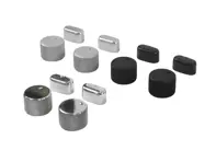 歌手风格的旋钮套件用于气候控制。保时捷 964 - 94465320500, 9446532050001C, 94465320800, 9446532080001C, 9646591460001C - TK Z 57-61, TK Z 57-60, TK Z 57-59