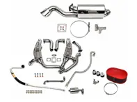 Sport Performance Package Single Oval Outlet Tailpipe. Porsche 911 turbo 1975-89 - 93011103806, 93021103301, 93021103304