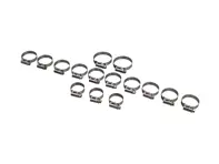 Klemset olieslangen. Porsche 930 Turbo 1978-89 - 99918128450, 93011017101, 99923900740, 99923901140, 93011033503, 93011033500, 99923900940, PCG239094A - DO88, DO88