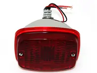 Unidad de faros antiniebla Trasero, respaldo cromado. Porsche 911/912 65-86 - 91163125129, 18570