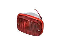Fog lamp unit Rear, Chrome backing. Porsche 911/912 65-86 - 91163125129, 18570