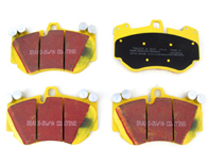 EBC YELLOW Brake Pads 'Fast Road' Front. Porsche 955 Cayenne Turbo S / 957 Cayenne Turbo S - 95535193950, 95535193951, 95535193952 - DP41905R