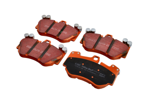 EBC gele remblokken 'Fast Road' voor. Porsche 955 Cayenne Turbo S / 957 Cayenne Turbo S - 95535193950, 95535193951, 95535193952 - DP41905R