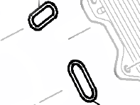 Serie di guarnizioni per radiatore olio. Porsche 958 Caienna 3.6L - 95810717510, 852.620 - 852.620