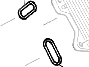 Serie di guarnizioni per radiatore olio. Porsche 958 Caienna 3.6L - 95810717510, 852.620 - 852.620