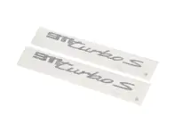 Inscription « 911 Turbo S » sur les portières. Porsche 992.1 Turbo / Turbo S MKI 2019-24 - 99204482018, 99204482018041, 9920448201824K, 9920448201884A, 99204482018V04