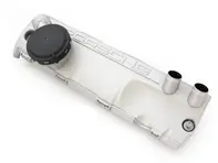 Luft-/Ölabscheider Silberne Abdeckung, Zyl. 5-8 Porsche 957 Cayenne Turbo - 94810723652, 94810723552