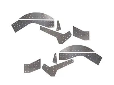 Chassis stiffening plate kit. Porsche 914 - 91450153271/1