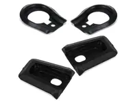 Sello de la manija de la puerta JUEGO DE 4 pequeños y grandes. Porsche 911 1965-94 - 91153163200, 91153163100, 91153163200
