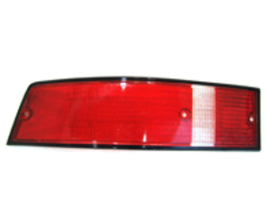 Indicator lens rear red with black rim. Porsche 911 - 91163190000R, 91163190001R, 91163195100, 91163195200 - 14867D, 14867S