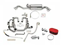 Sport Performance Package Dual Quad Style Outlet Tailpipes. Porsche 911 turbo 1975-89 - 93011103806, 93021103301, 93021103304