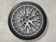 Jantes alliage 21" Panamera Exclusive Design et pneus été Porsche d'origine - 976044660H