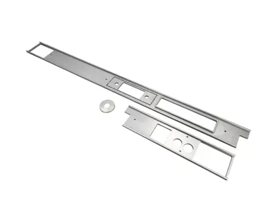 Armaturenbrett-Dekoration im Singer-Stil mit DIN-Radioschacht, LHD. Porsche 964 1989-94 - 964552477007AE, 9645524770005T, 964552479007AE, 9645524790005T, 911552488047AE, 9115524880405T, 964552594007AE, 9645525940005T, 9645520900005T - TK Z 57 SET-6, TK Z 57 SET-5, TK Z 57 SET-4