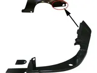 Panel alojamiento piloto intermitente trasero. Porsche 911 1969-73 - 90150307323, 90150307423, 591055, 591056, 1680600570, 1680600580, 90150307423GRV, 90150307323GRV - 1680600570, 1680600580, PS8801, PS8802