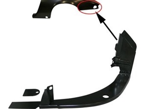 Gehäuseblende der hinteren Blinkleuchte. Porsche 911 1969-73 - 90150307323, 90150307423, 591055, 591056, 1680600570, 1680600580, 90150307423GRV, 90150307323GRV - 1680600570, 1680600580, PS8801, PS8802