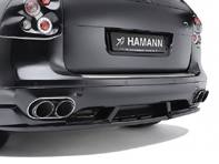 Rear Apron End Panel with Integrated diffuser Hamann for Cayenne MKII