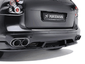Rear Apron End Panel with Integrated diffuser Hamann for Cayenne MKII