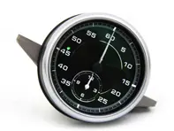 Stopwatch instrument cluster, Matt Black / Galvano Silver. Porsche 981 Boxster / 981C Cayman - 98164130200, 98164130200DAP