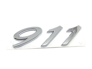 911 - Logo-Plakette, Chrom für Porsche 911 - 997.559.231.00, 99755923100