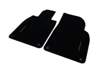 Black Floor Mats - Set of 2 With Contrast Stitching. Left-Hand Drive (LHD) - 98155161304, 98155161304SMD, 98155161308SMD, 98155161310SMD, 98155161304SME, 98155161308SME, 98155161310SME, 98155161308, 98155161308TCE, 98155161310TCE, 98155161308TCF, 98155161310TCF, 98155161308TCG, 98155161310TCG, 98155161310, 98155161310QUS, 98155161310RCU