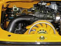 Conducto de calefacción de fibra de carbono Rennline RS. Porsche 964/993 - 96421134101, 99321134103, 96421134101 - M09, M09 NO PLATE