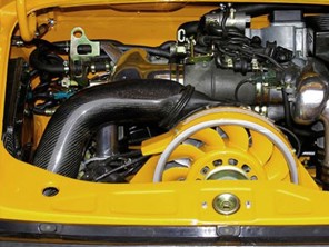 Conducto de calefacción de fibra de carbono Rennline RS. Porsche 964/993 - 96421134101, 99321134103, 96421134101 - M09, M09 NO PLATE