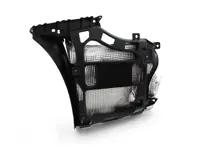Achterbumper zijsteun met hitteschild. Porsche 997.2 C2 - 99750583103, 99750583203, 99750583105, 99750583205