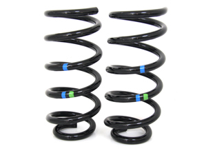 Ressorts hélicoïdaux arrière (paire) – Marquages bleu/jaune vert – pour Porsche 991-2 Carrera / Cabriolet / Targa (avec PASM) 2017-2019 - 99133353105504