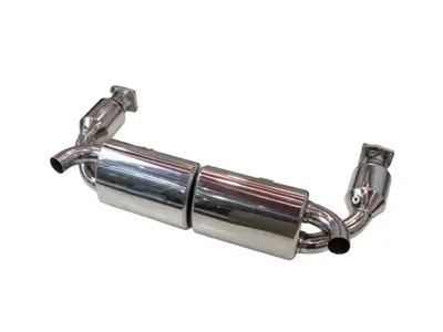 Silenciador de escape / silenciador deportivo DesignTek para Porsche 997 Turbo - 99711102680, 99711300980, 997113009BX, 99711301080, 997113010BX